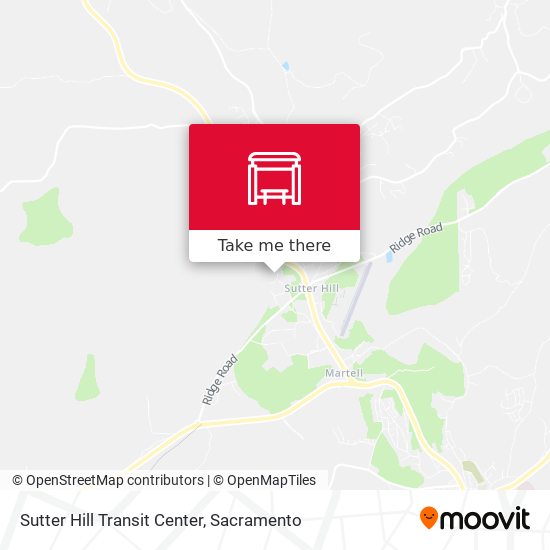 Sutter Hill Transit Center map