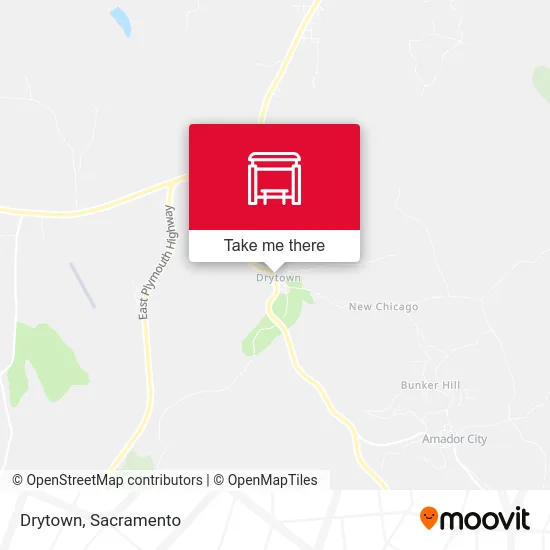 Drytown map