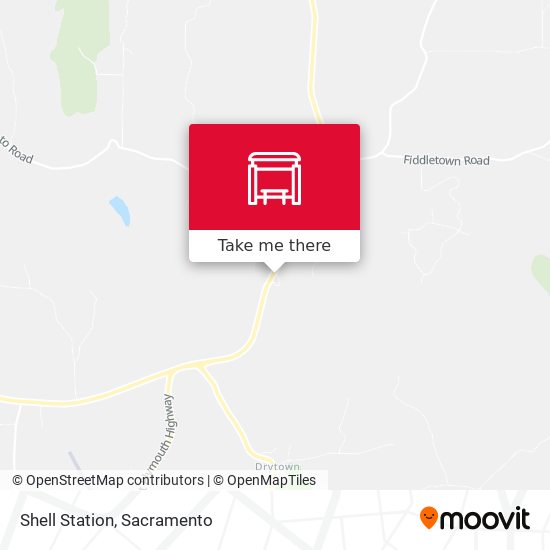 Shell Station map