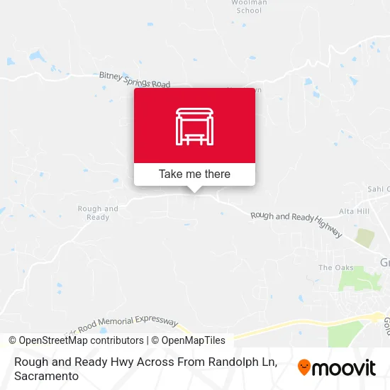 Rough and Ready Hwy Across From Randolph Ln map