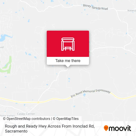 Rough and Ready Hwy Across From Ironclad Rd map