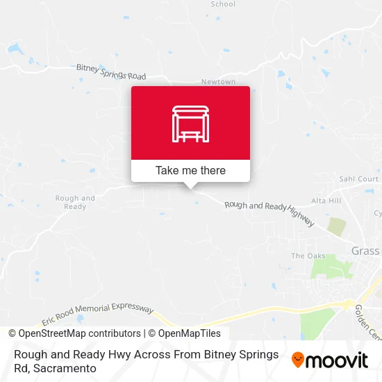 Rough and Ready Hwy Across From Bitney Springs Rd map