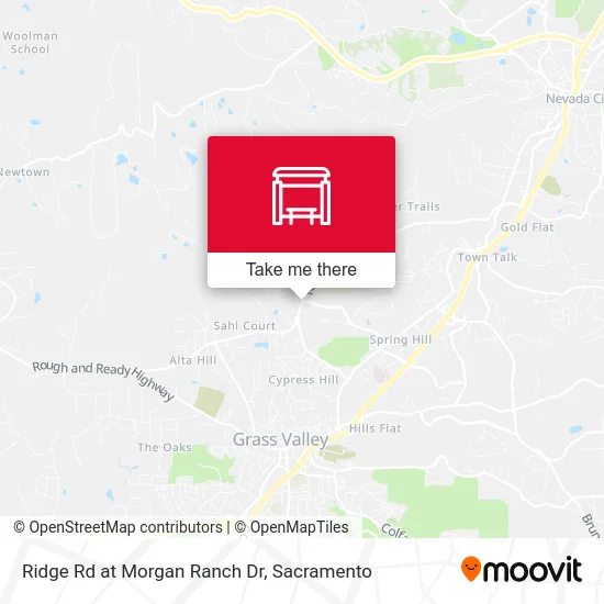 Ridge Rd at Morgan Ranch Dr map