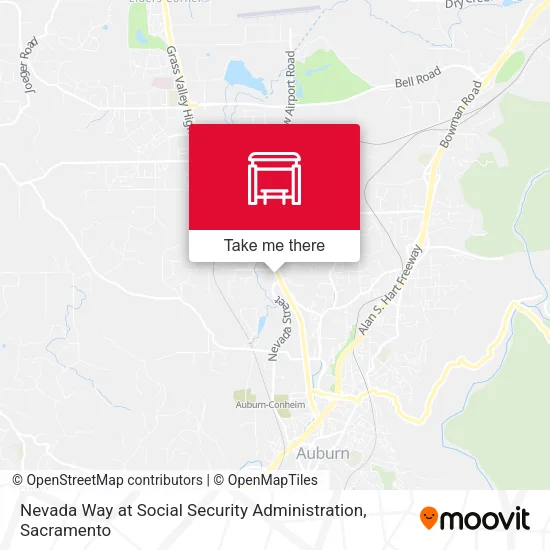 Nevada Way at Social Security Administration map