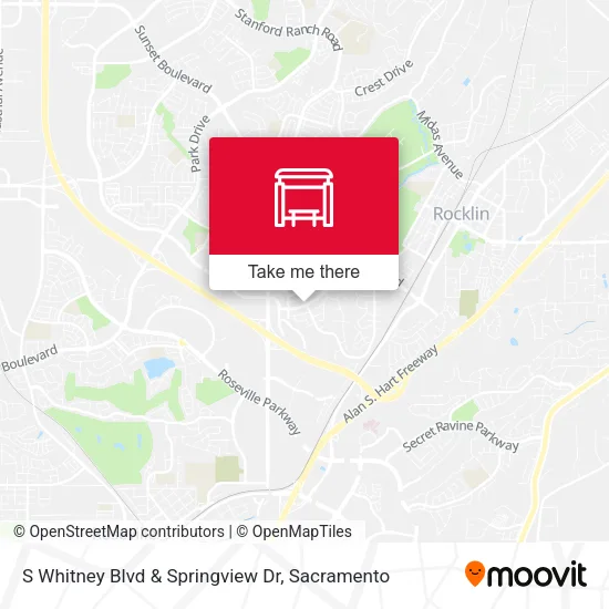 Mapa de S Whitney Blvd & Springview Dr