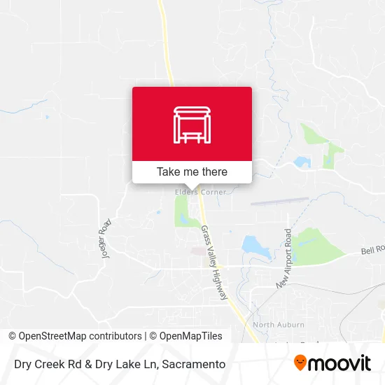 Dry Creek Rd & Dry Lake Ln map