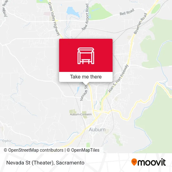 Nevada St (Theater) map