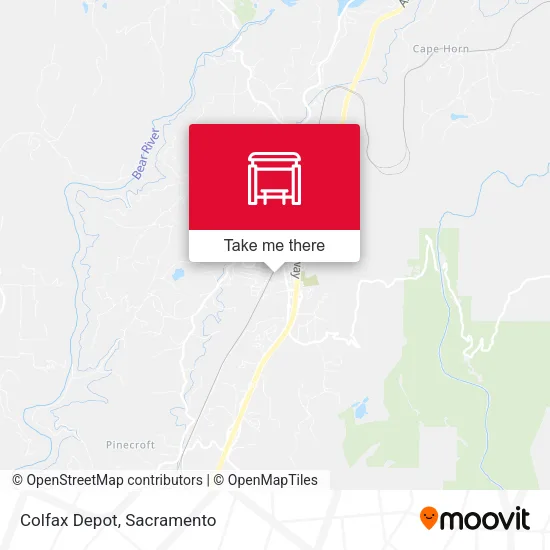 Mapa de Colfax Depot