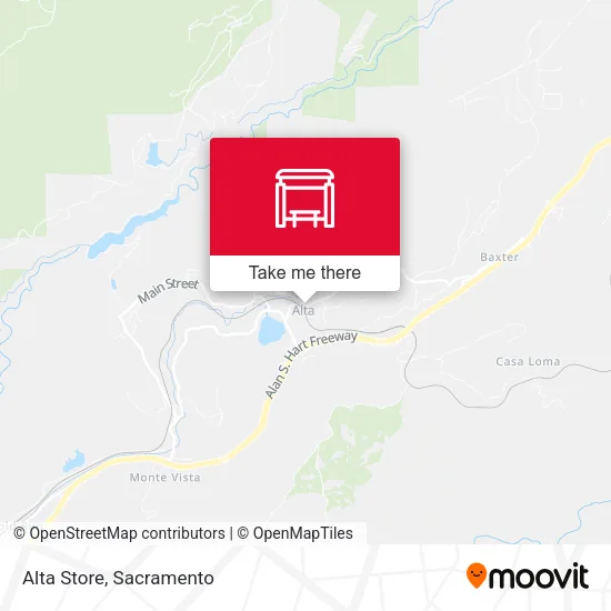 Alta Store map
