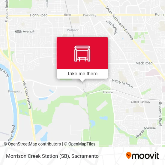 Morrison Creek Station (SB) map