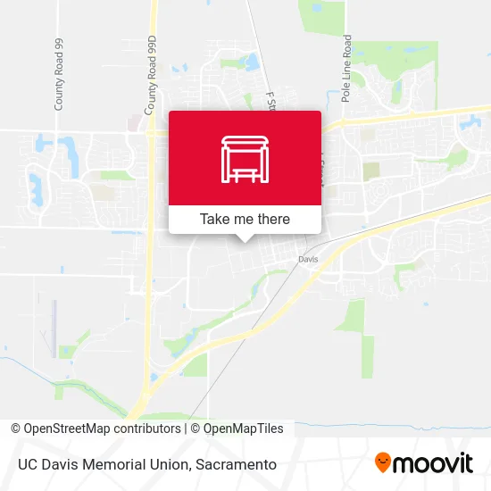 Mapa de UC Davis Memorial Union