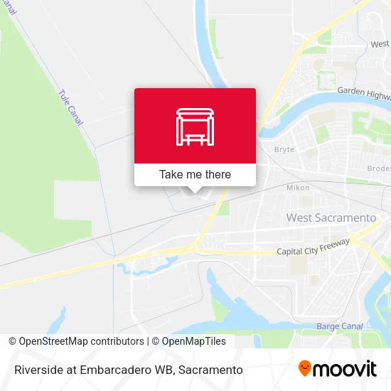 Riverside at Embarcadero WB map