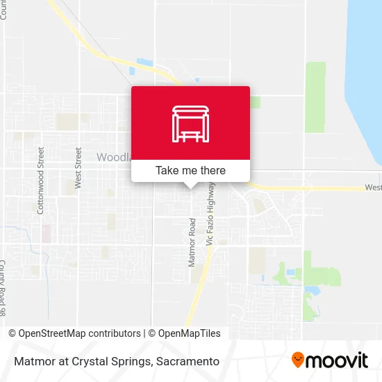 Matmor at Crystal Springs map