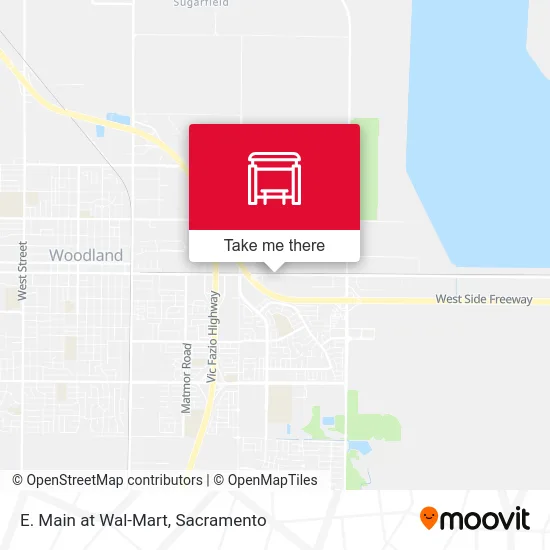 E. Main at Wal-Mart map