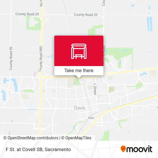 Mapa de F St. at Covell SB