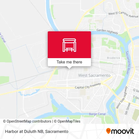 Harbor at Duluth NB map