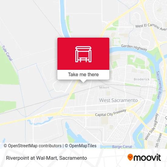 Riverpoint at Wal-Mart map