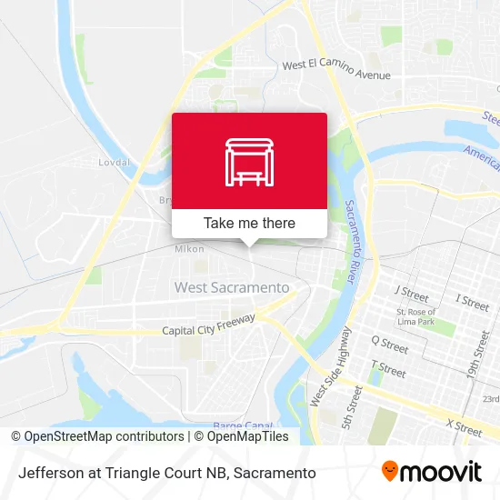 Jefferson at Triangle Court NB map