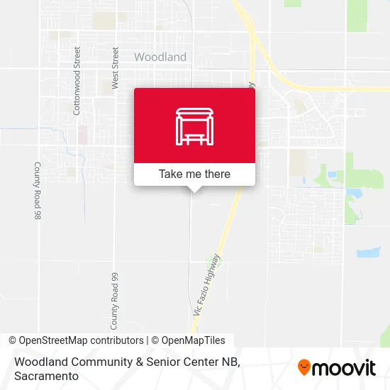 Woodland Community & Senior Center NB map