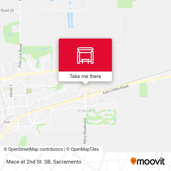Mapa de Mace at 2nd St. SB