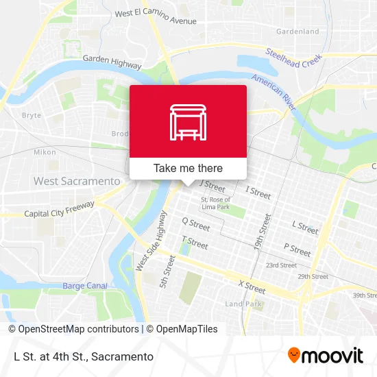 Mapa de L St. at 4th St.