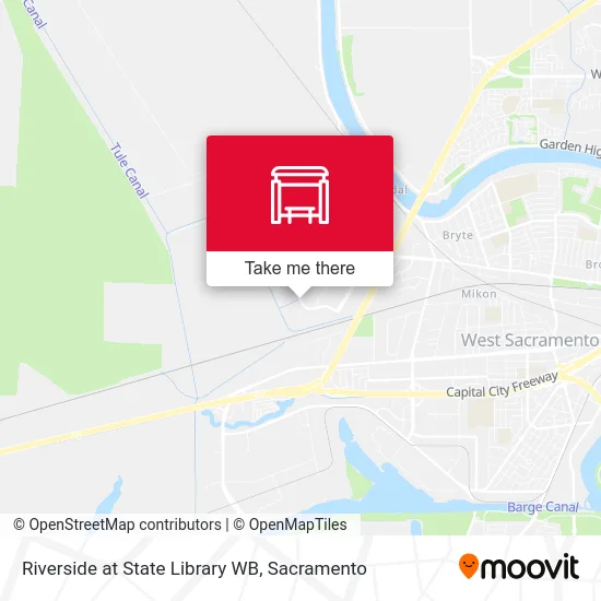 Riverside at State Library WB map