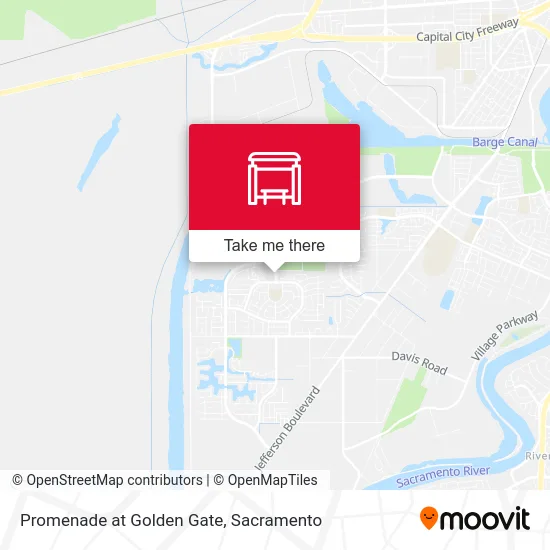 Promenade at Golden Gate map