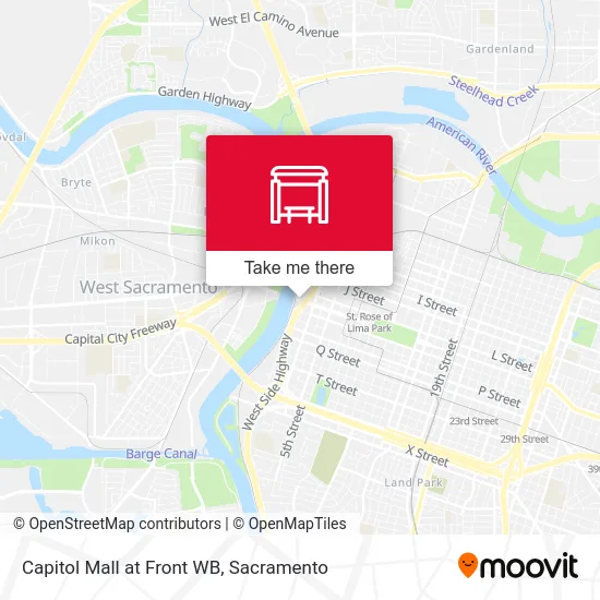 Mapa de Capitol Mall at Front WB