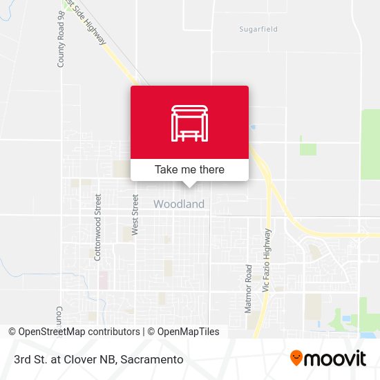 3rd St. at Clover NB map