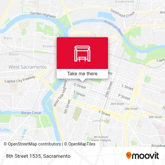 Mapa de 8th Street 1535