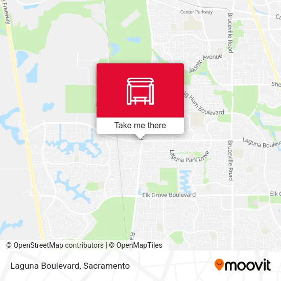 Mapa de Laguna Boulevard