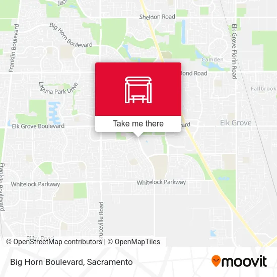 Mapa de Big Horn Boulevard