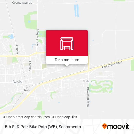Mapa de 5th St & Pelz Bike Path (WB)