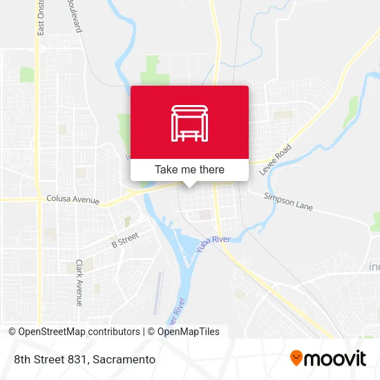 Mapa de 8th Street 831