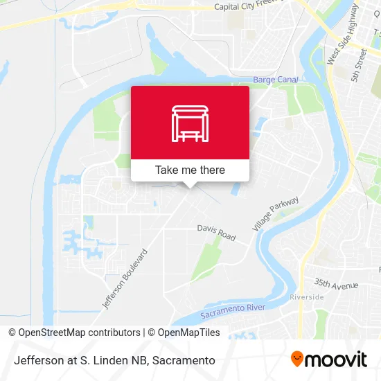 Jefferson at S. Linden NB map