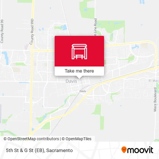 5th St & G St (EB) map