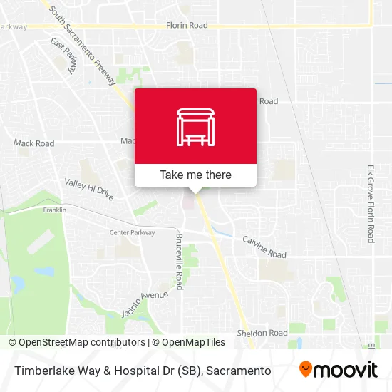 Mapa de Timberlake Way & Hospital Dr (SB)