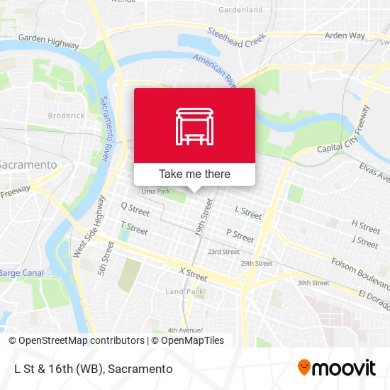 Mapa de L St & 16th (WB)