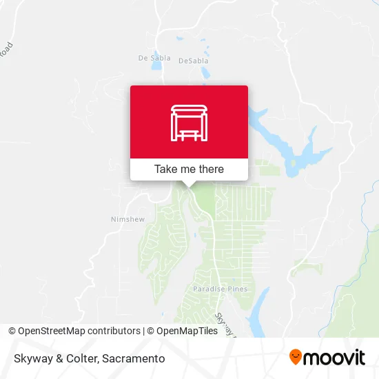 Skyway & Colter map