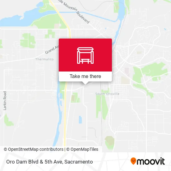 Oro Dam Blvd & 5th Ave map