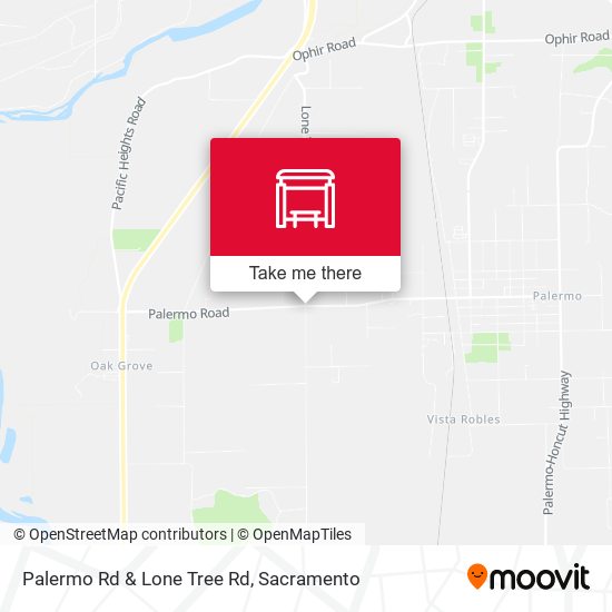 Palermo Rd & Lone Tree Rd map