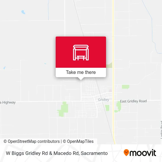 W Biggs Gridley Rd & Macedo Rd map