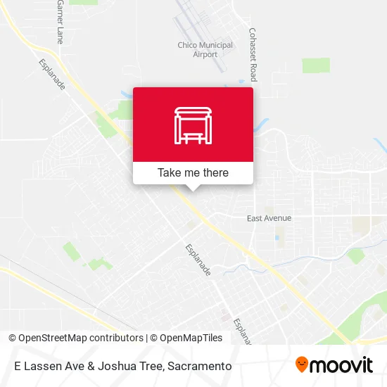 E Lassen Ave & Joshua Tree map