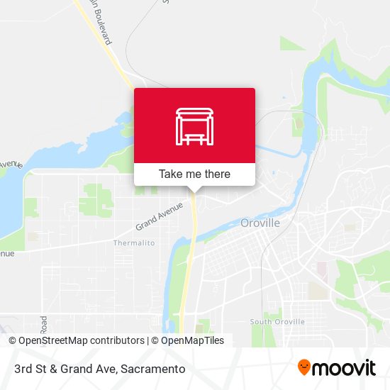 3rd St & Grand Ave map