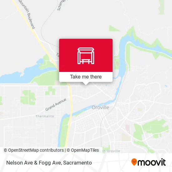 Nelson Ave & Fogg Ave map