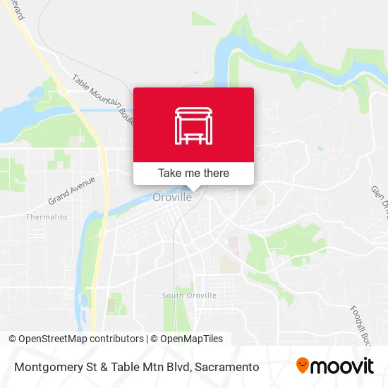 Montgomery St & Table Mtn Blvd map