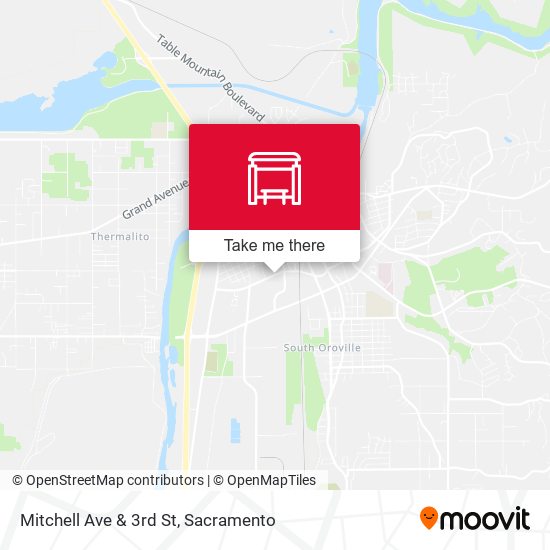 Mitchell Ave & 3rd St map