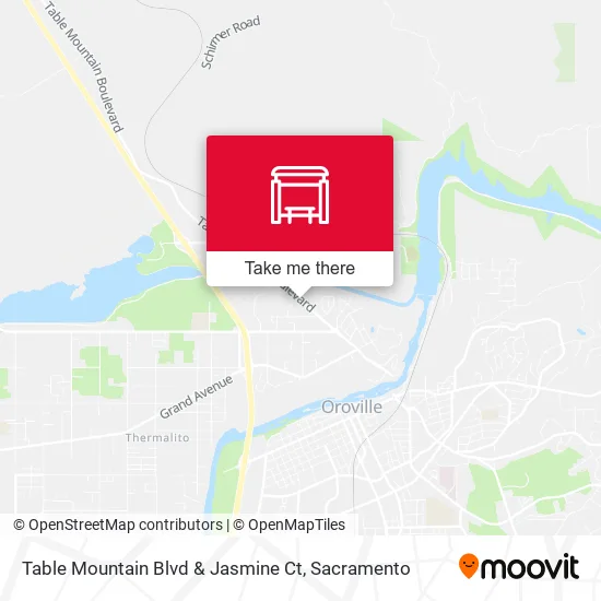 Table Mountain Blvd & Jasmine Ct map
