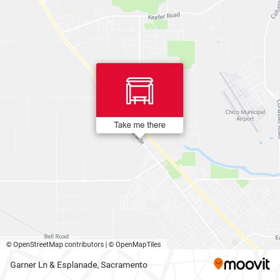 Garner Ln & Esplanade map