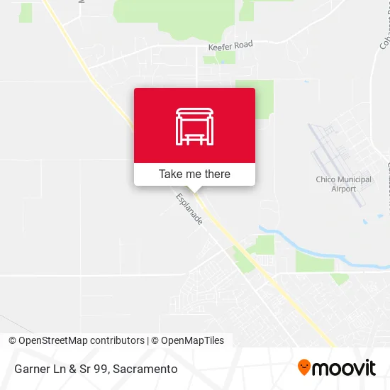 Garner Ln & Sr 99 map